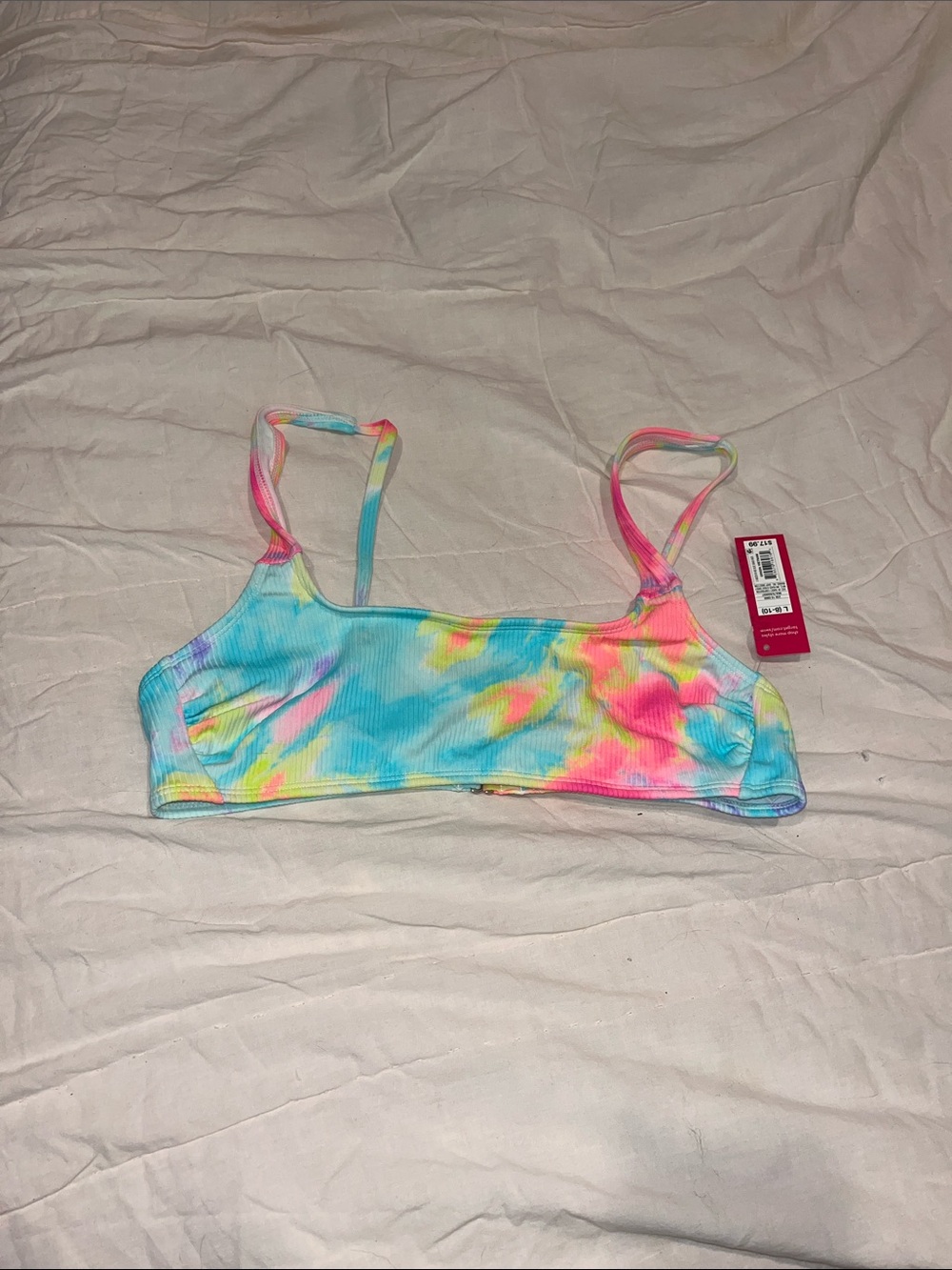 Tie-Dye Bikini Top
